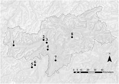 Botanical Origin of Pesticide Residues in Pollen Loads Collected by Honeybees During and After Apple Bloom